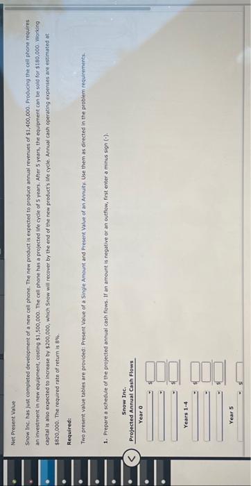  added images Net Present Value Snow inc, has just completed development