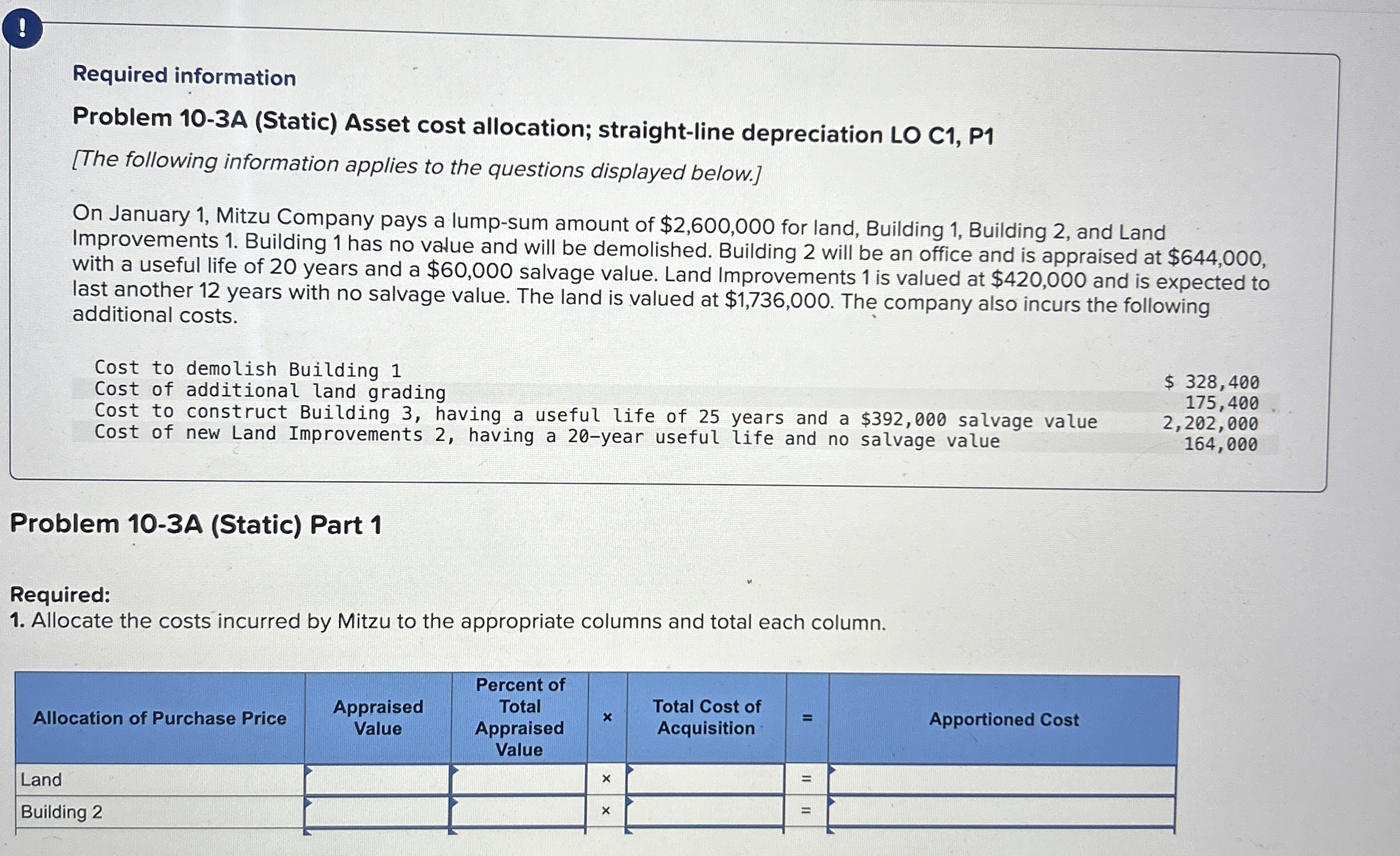  A machine costing $257,500 with a four-year life and an estimated