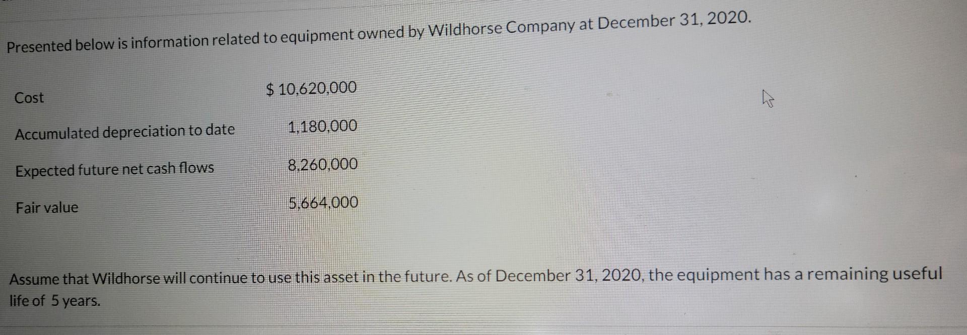 part of the question needs to be done. Presented below is information