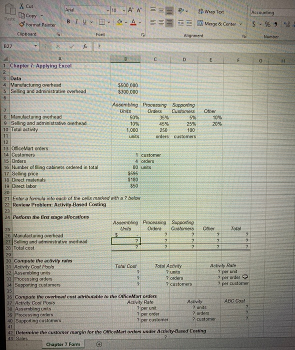  A cut Copy - Format Painter Clipboard 10 AA EE a.