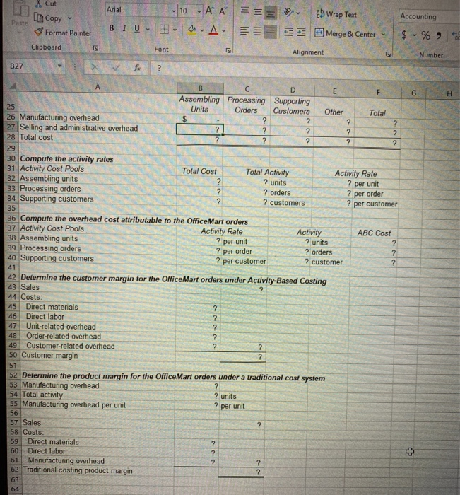 A BIU Wrap Text Merge & Center - E Accounting $ -