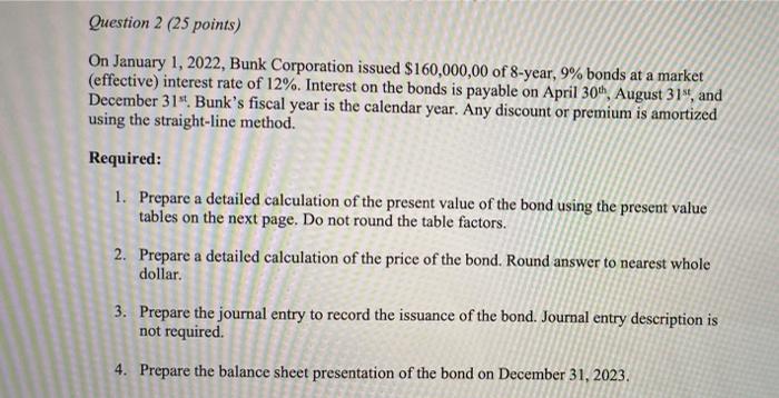  INCLUDE ALL SUPPORTING CALCLUATIONS please include all supporting calculations Question 2