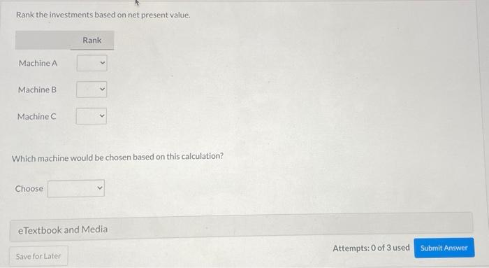 each machine are provided below: Machine A Machine B Original cost $112,600