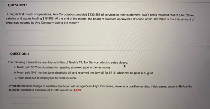 Can i have a explaination on these problems QUESTION 1 During its