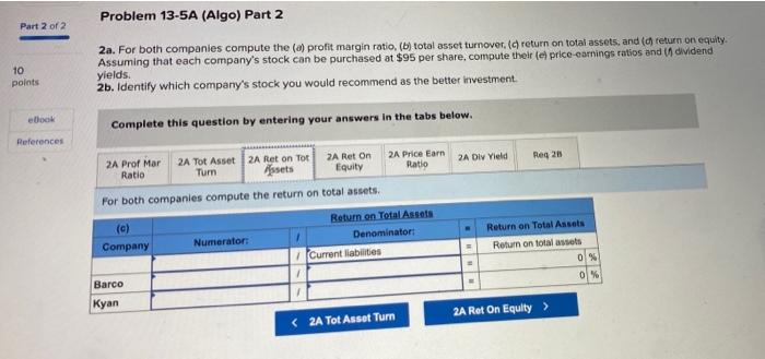 Data from the current year-end Company Company Company balance sheets Data from