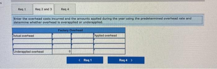 jobs produced during 2017 by using the following cost predictions: overhead costs,