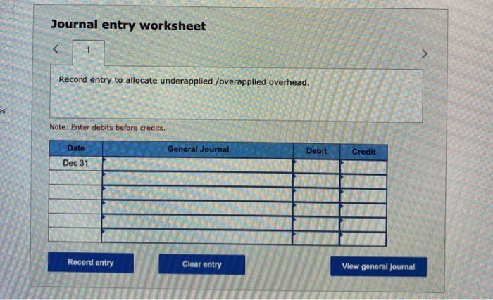 $1,000,000, and direct materials costs, $400,000. At year-end 2017, the company's records