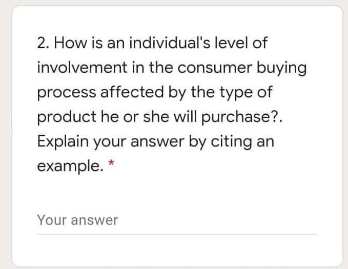  this is marketing please answer it in short answer please don't