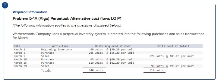 3. Compute the cost assigned to ending inventory using (a) FIFO, (b)