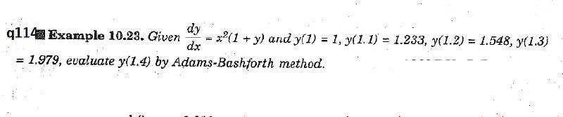 dy q114 Example 10.23. Given - (1 + y) and y(1)