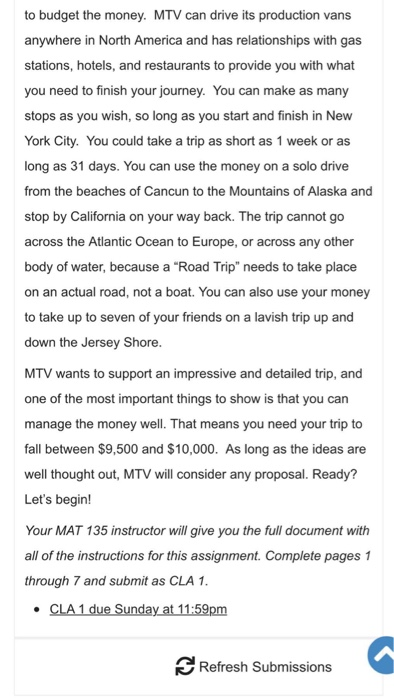 6) Get ready plan out the trip of a lifetime! This CLA