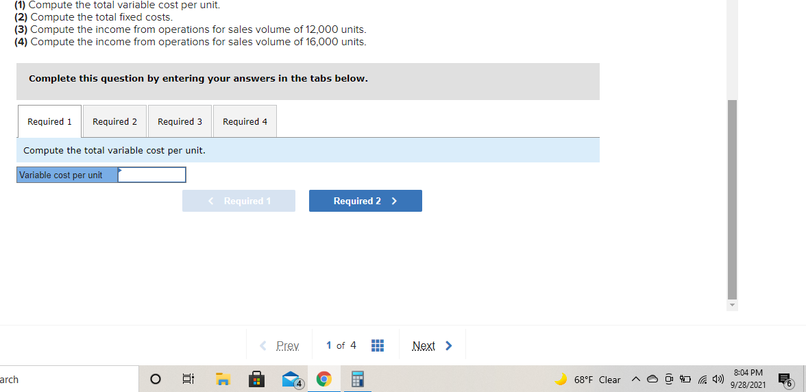 (based on sales of 14,000 units) for the first quarter reveals the