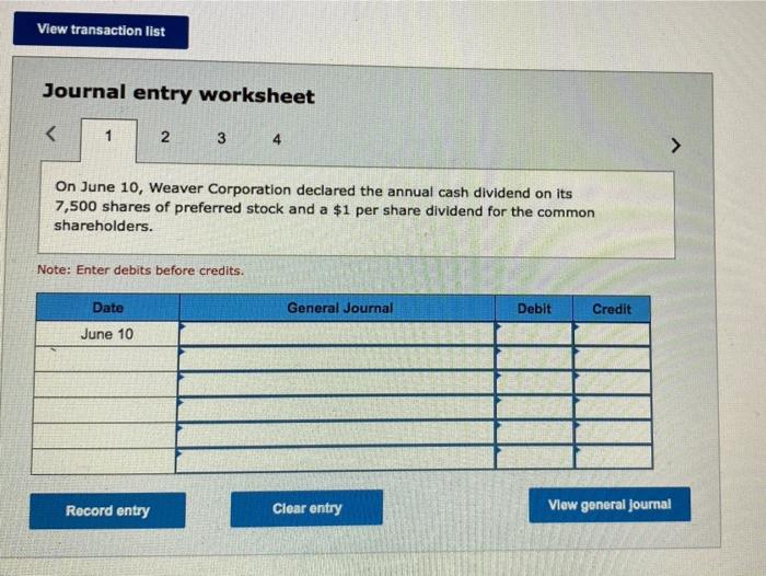 11-3 Weaver Corporation had the following stock issued and outstanding at January
