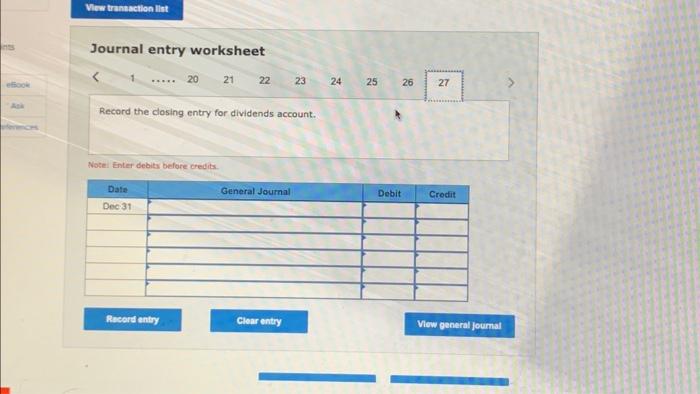 3. On February 1, paid the accounts payable of $980, but not
