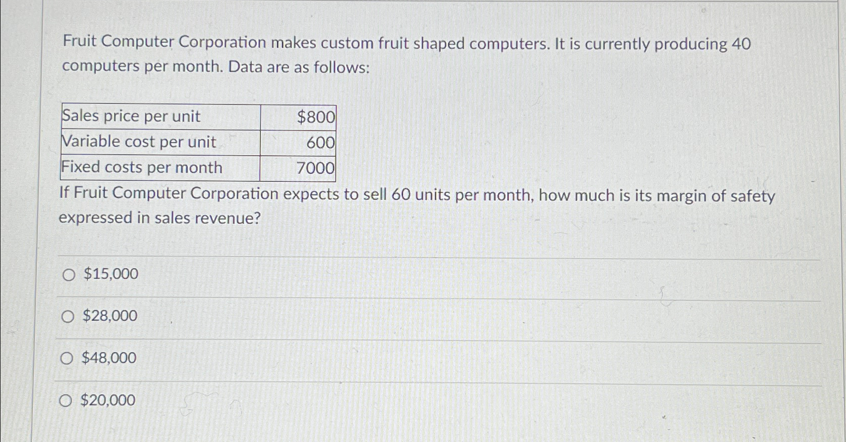  Fruit Computer Corporation makes custom fruit shaped computers. It is currently