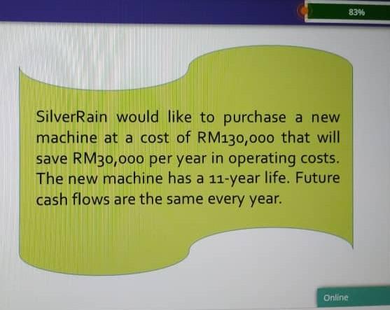 solve it with formulae and provide it clearly 8396 SilverRain would