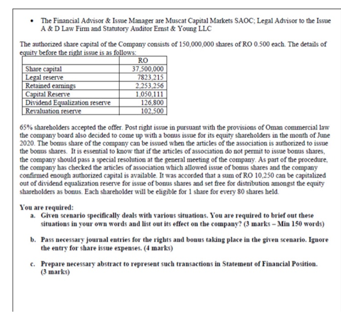 in 1983 in Ibra region. The main activity has been production and