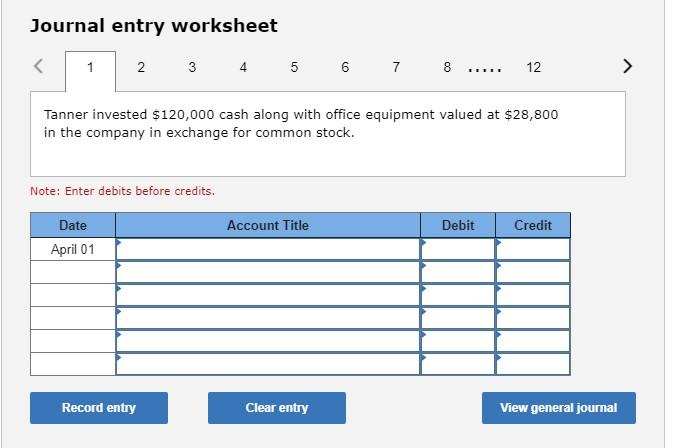 Balance 131: Prepaid Rent Debit Credit 163: Office Equipment Debit Credit Date