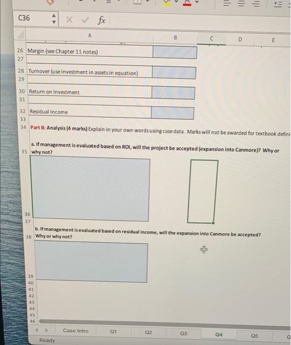 Canmore branch ability to repay its line of credit including any interest.