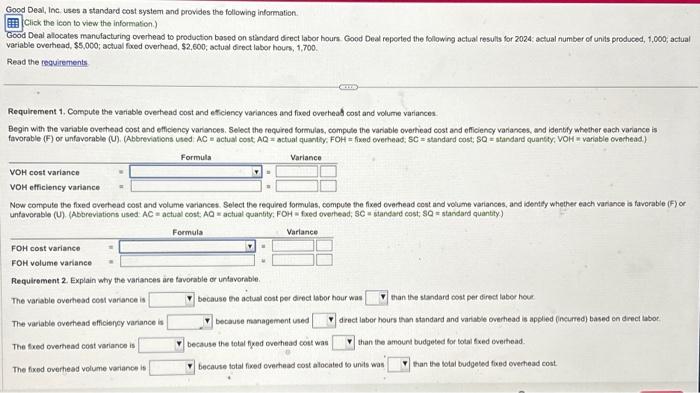  PLEASE HELP ASAP! The drop down selections are included Please help