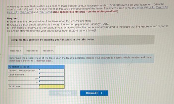 $20,000 over a eight-year lease term (also the asset's useful life), with