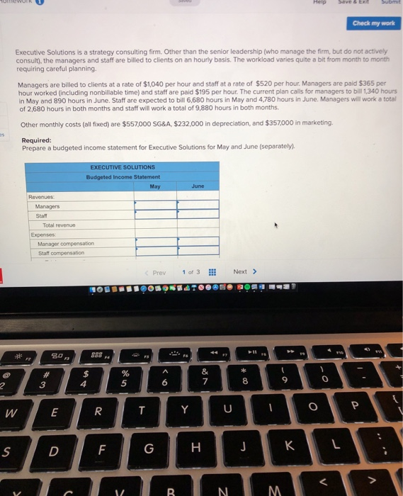  UWUR 1 Help Save & Exit Submit Check my work Executive