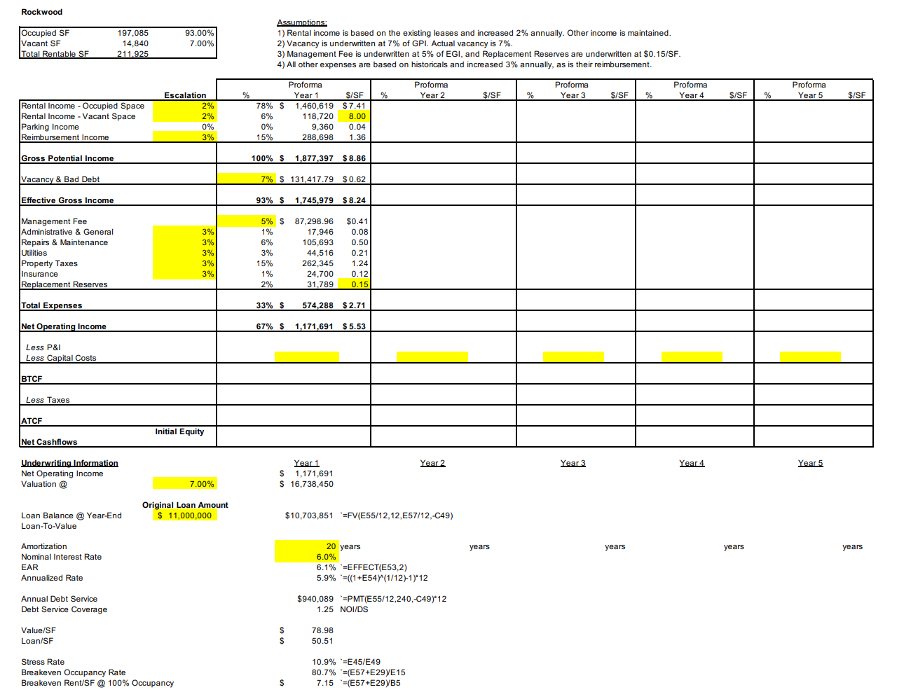  Using the table above answer : Question 1 a) What is