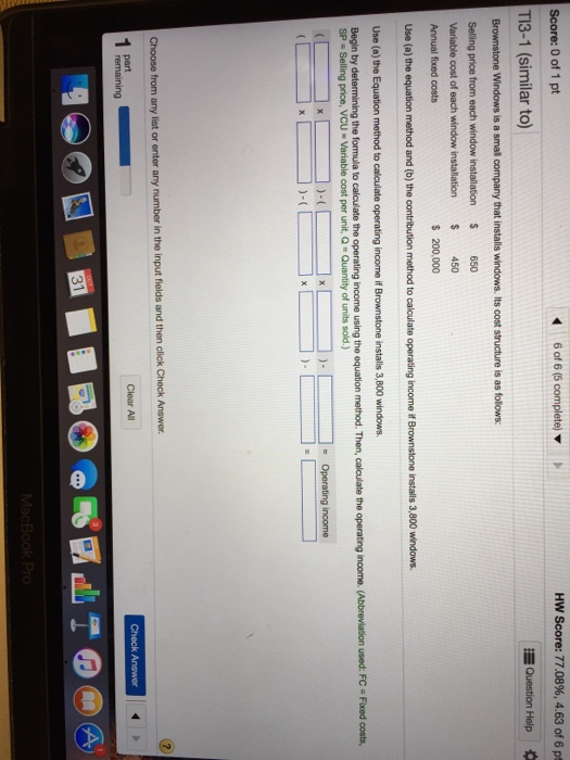  I need help to answer this question as soon as possible