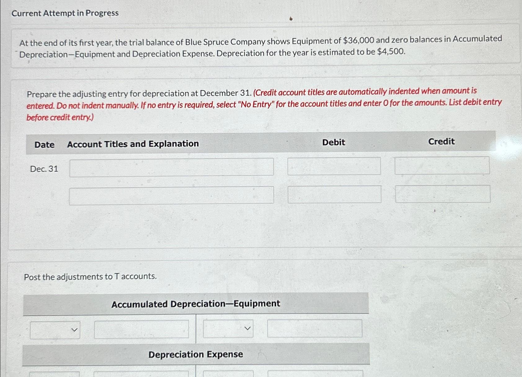  Current Attempt in Progress At the end of its first year,