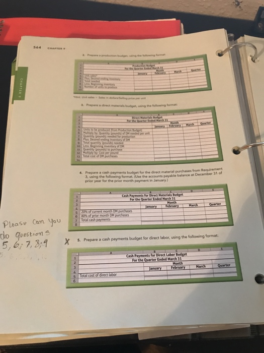 the upcoming year. The following data pertain to Martin Manufacturing's operations Current