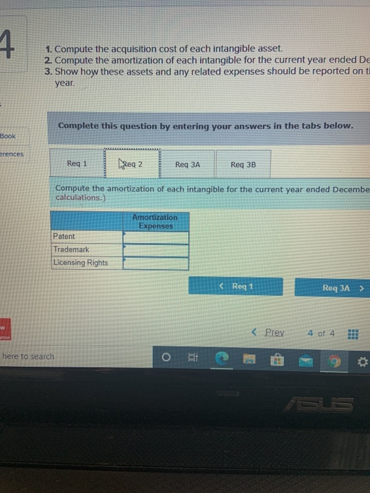 a. A patent purchased this year from Miller Co. on January 1