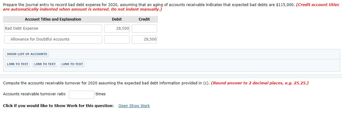 returns and allowances 3. Collections of accounts receivable 4. Write-offs of accounts