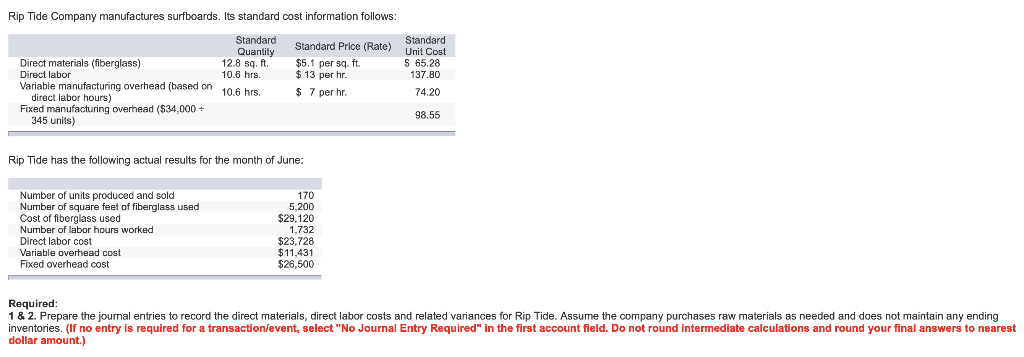  Journal entry worksheet 2 Record the entry for direct materials costs