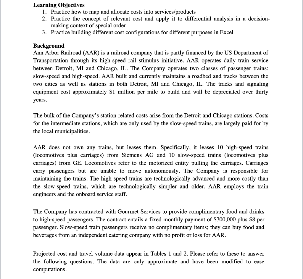  Learning Objectives 1. Practice how to map and allocate costs into