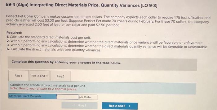 Hello, can you help me with this question please? E9-4 (Algo) Interpreting