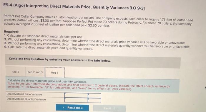 custom leather pet collars. The company expects each collar to require 1.75