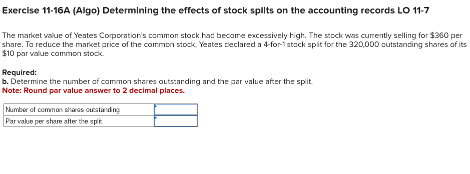 Help please, I will give a good rating. Exercise 11-16A (Algo) Determining