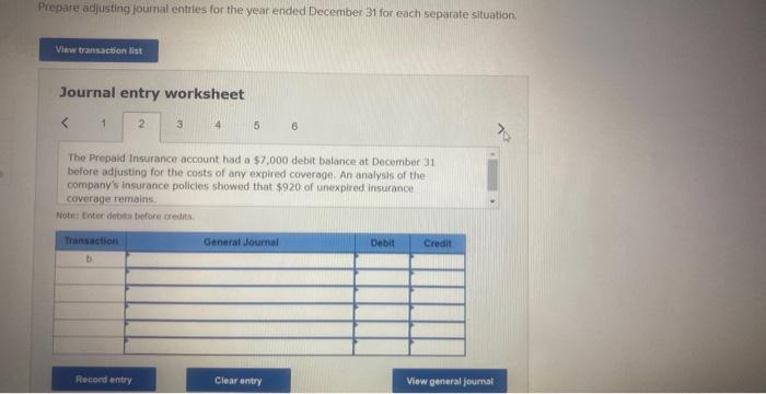 the year is computed to be $15,000 : b. The Prepaid Insurance