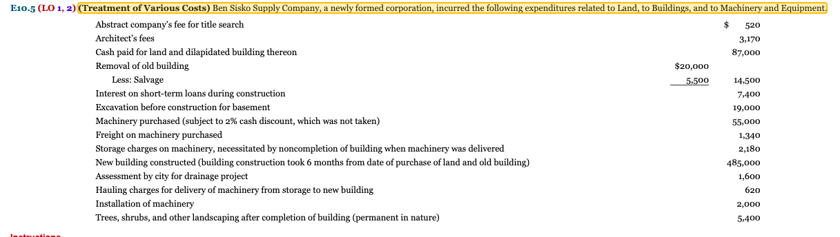 Please do this in journal entry and assume the given as cash.