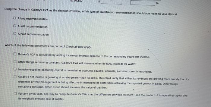 recommendation if the value has remained constant, or a negative (or "sell")