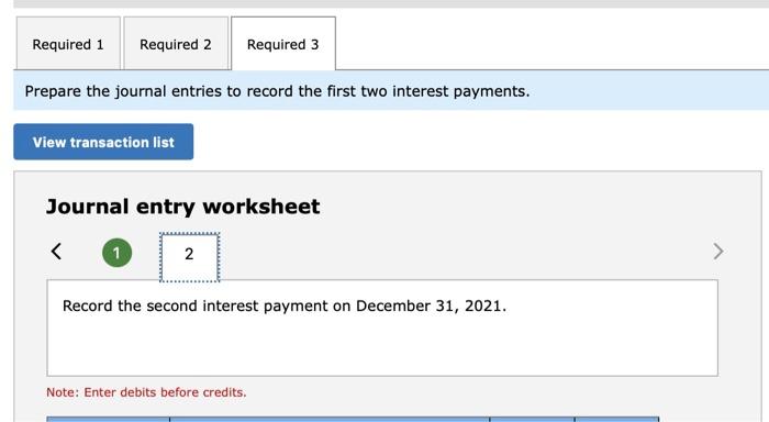 December 31 and are issued at a price of $255,333. The annual