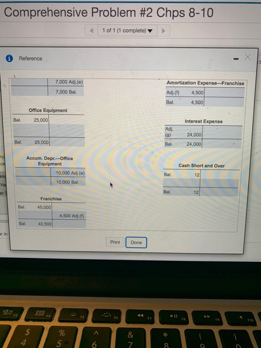  need help preparing trial balance Comprehensive Problem #2 Chps 8-10 1
