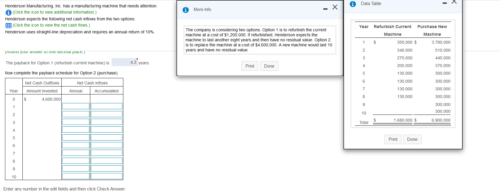  Data Table - X More Info Henderson Manufacturing, Inc. has a