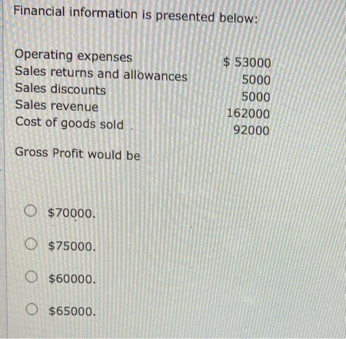  i need help on these two practice problems Financial information is