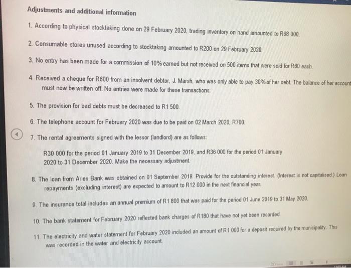 records of Dysan Limited on 29 February 2020, the end of the