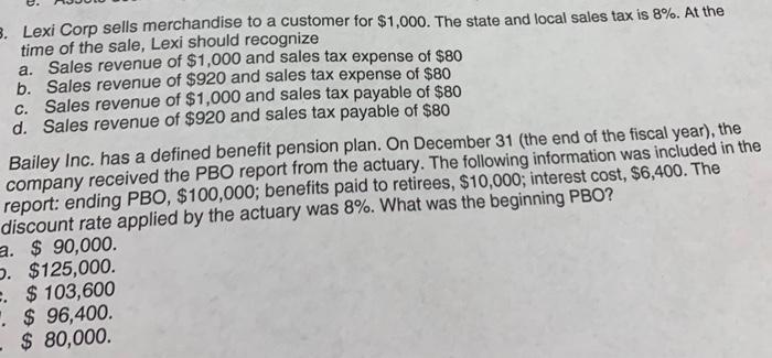 the year, Duncan Company's pension plan showed plan assets of \$4,00. and