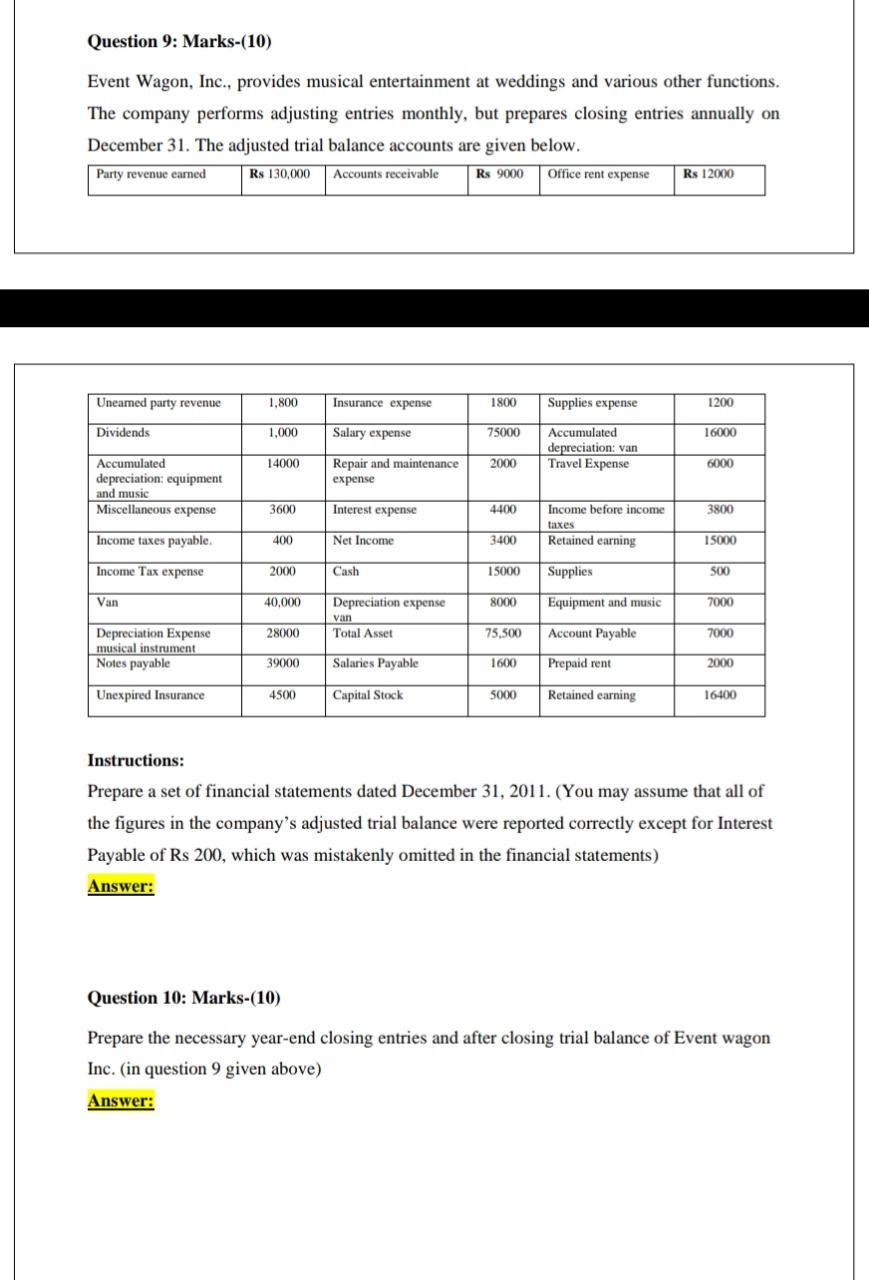 PLEASE PERFORM QUESTION 10 ONLY WE HAVE DONE QUESTION 9. WE ONLY