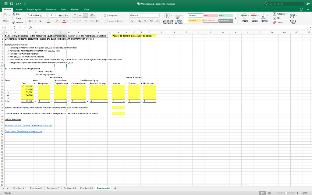 Workshop 4 Problems Student Q Search Shoot + Doo Home Insert