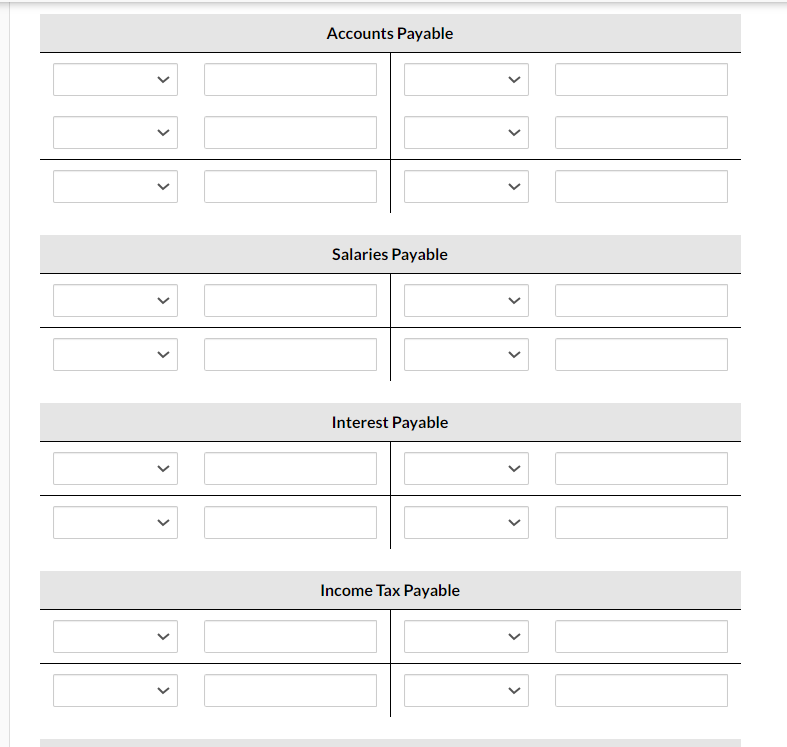 amount is entered. Do not indent manually. Round all amounts to the