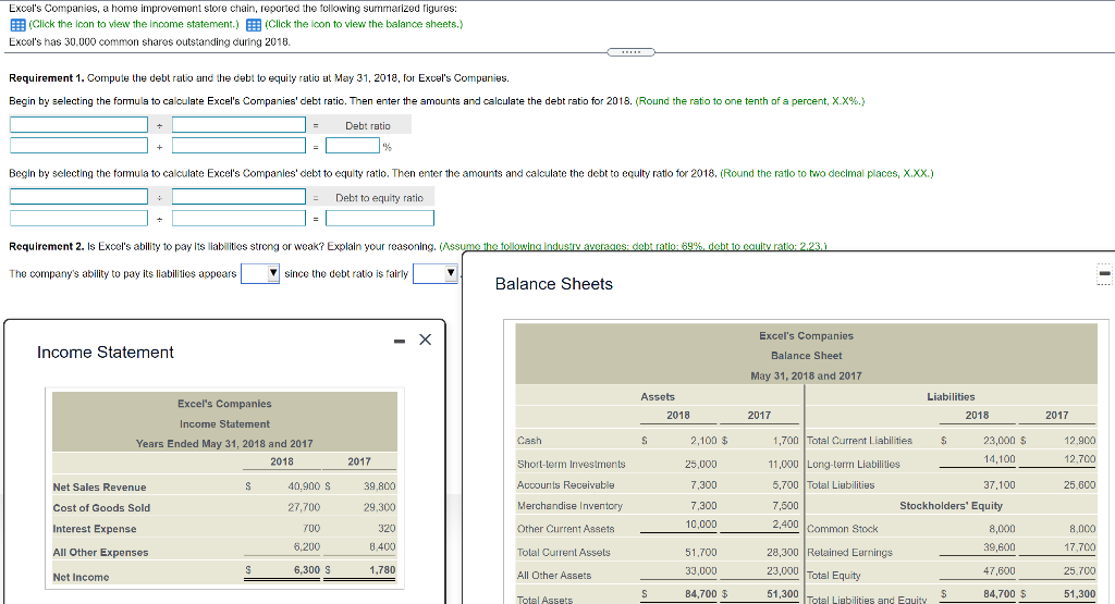 I really need help with this accounting question please. Thank you Excel's